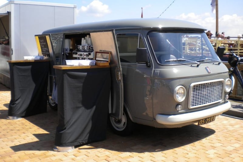 Mobiele espressobar van Caffe Delizia